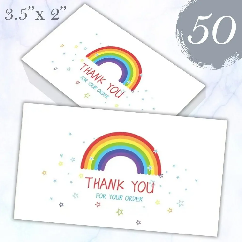 50 Thank You Cards